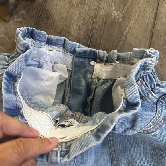 Casual Light Blue Jean Shorts for Women - Picture 8 of 9